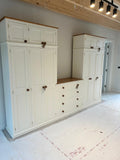 ^3 Door Hall, Utility Room, Toys, Cloak Room Coat & Shoe with Extra Top Box Storage Cupboard (40 cm deep)