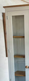 ^1 Door Glazed over 1 Solid Door Display Cabinet