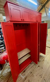 ^4 Door Hall Coat & Shoe or Toys Storage Cupboard, Hooks, Shelves and EXTRA TOP BOX Storage (40 cm deep) OPTION 1