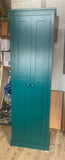 ^Utility Storage Cupboard with CENTRAL DIVIDE for Ironing Board , Brooms, Hoover, Laundry etc. ALL SIZES and COLOURS - OPTION 3