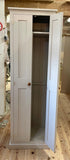 ^Utility Storage Cupboard with CENTRAL DIVIDE for Ironing Board , Brooms, Hoover, Laundry etc. ALL SIZES and COLOURS - OPTION 3