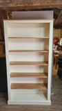 ^Solid Pine Home Office / Study Bookcase - 78"h x 42"w - Adjustable Shelves