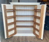 12c. ^122 cm High - Low Larder Pantry Storage Cupboard with Spice Rack (40 cm deep) 📢 ADD TO CART to UNLOCK TODAYS DEAL