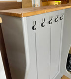 NEW PRODUCT^Tall Hallway Coat and Shoe Storage Porch, Settle, Pew, Monks Bench, with Coat Hooks and under storage seat storage