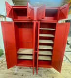 ^4 Door Hall Coat & Shoe or Toys Storage Cupboard, Hooks, Shelves and EXTRA TOP BOX Storage (40 cm deep) OPTION 1