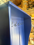 NEW PRODUCT^Tall Hallway Coat and Shoe Storage Porch, Settle, Pew, Monks Bench, with Coat Hooks and under storage seat storage