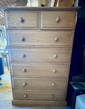 *Solid Pine 2 over 5 Chest of Drawers - 36" wide