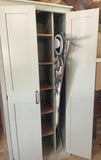 ^NEW DESIGN Ironing Board / Broom, Laundry, Kitchen, Utility, Hall Storage Cupboard (45 cm and 50 cm deep) ALL SIZE VARIATIONS - OPTION 2