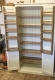 ^NEW DESIGN 4 Door WINE RACK Larder, Utility Room, Kitchen Storage Cupboard with or with-out Spice Racks (40 cm deep)