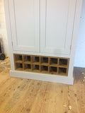 **IN STOCK** We have ONE built and in your choice of Paint Colour - *Kitchen Larder Pantry with 12 Bottle Wine Rack and Spice Racks (40 cm deep) 90 cm WIDE