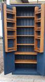 ^NEW DESIGN 4 Door WINE RACK Larder, Utility Room, Kitchen Storage Cupboard with or with-out Spice Racks (40 cm deep)