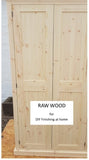 ~NEW 4 Door Hall Coat & Shoe or Toys Storage Cupboard with Hooks and Shelves (35 cm or 40 cm deep) OPTION 5