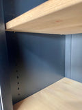^Utility Storage Cupboard with CENTRAL DIVIDE for Ironing Board , Brooms, Hoover, Laundry etc. ALL SIZES and COLOURS - OPTION 3