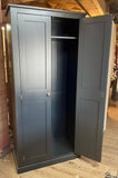^Utility Storage Cupboard with CENTRAL DIVIDE for Ironing Board , Brooms, Hoover, Laundry etc. ALL SIZES and COLOURS - OPTION 3