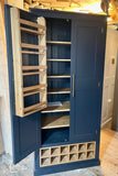**IN STOCK** We have ONE built and in your choice of Paint Colour - *Kitchen Larder Pantry with 12 Bottle Wine Rack and Spice Racks (40 cm deep) 90 cm WIDE