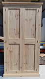 ^2 door Hallway, Utility, Cloak Room Storage Cupboard with Hooks and Shelves (35 cm deep) SIZE VARIATIONS