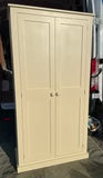 *2 Door Hallway, Utility, Cloak Room Storage Cupboard with Hooks and Shelves (40 cm deep) ALL  SIZE VARIATIONS