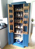 ^Kitchen Larder Pantry Cupboard (40 cm or 50 cm Deep) - Fully Shelved with Spice Racks - ALL SIZE VARIATIONS