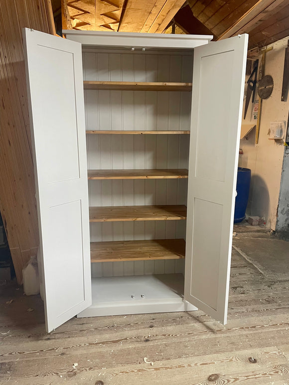 *FULLY SHELVED 80 cm wide - Hall, Utility Room, Cloak Room, Laundry, Toys Storage Cupboard (35 cm deep)