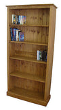 ^Solid Pine Home Office / Study Bookcase - 78"h x 42"w - Adjustable Shelves