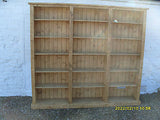 ^Triple Bookcase for Home Office. Dining Room, Hallway Entrance - 2 m wide