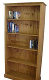 ^Solid Pine Home Office / Study Bookcase - 78"h x 42"w - Adjustable Shelves