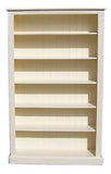 ^Solid Pine Home Office / Study Bookcase - 78"h x 42"w - Adjustable Shelves