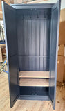 ^2 Door Hallway, Utility, Cloak Room Storage Cupboard with Hooks and Shelves (40 cm deep) ALL  SIZE VARIATIONS