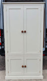 No 1H. ^2 door over 2 door - Coat Hooks and Separate Lower Shoe Cupboard ALL SIZES 📢 ADD TO CART to UNLOCK TODAYS DEAL
