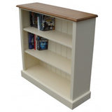 ^Solid Pine Low Bookcase - 36" High with Adjustable Shelves
