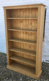 *Solid Pine Tall Bookcase - 78" High with Adjustable Shelves