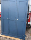 ^3 Door Larder/Hall for Kitchen items, Craft, Toys, Utility Room, Office Storage Cupboard (40 cm or 45 cm deep) with EXTRA TOP BOX Storage