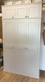 *3 Door Larder/Hall for Kitchen items, Craft, Toys, Utility Room, Office Storage Cupboard (40 cm or 45 cm deep) with EXTRA TOP BOX Storage
