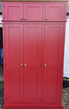 ^3 Door Larder/Hall for Kitchen items, Craft, Toys, Utility Room, Office Storage Cupboard (35 cm or 40 cm deep) OPTION 3 with EXTRA TOP BOX Storage