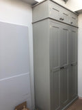 *3 Door Larder, Utility Room, Kitchen Storage Cupboard with Spice Racks (40 cm  deep) and EXTRA TOP BOX Storage