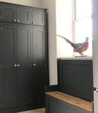 ^3 Door Larder, Utility Room, Kitchen Storage Cupboard with Spice Racks (40 cm  deep) and EXTRA TOP BOX Storage