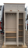 ^3 Door Hall, Utility Room, Toys, Cloak Room Coat & Shoe with Extra Top Box Storage Cupboard (40 cm deep)