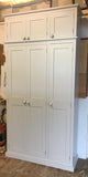^3 Door Larder, Utility Room, Kitchen Storage Cupboard with Spice Racks (40 cm  deep) and EXTRA TOP BOX Storage