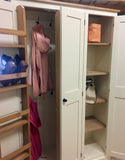 ^3 Door Hall, Utility Room, Cloak Room Coat Cupboard with SHOE STORAGE RACKS (40 cm deep