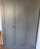 ^3 Door Larder/Hall for Kitchen items, Craft, Toys, Utility Room, Office Storage Cupboard (40 cm or 45 cm deep) with EXTRA TOP BOX Storage