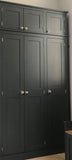 *3 Door Hall, Utility Room, Toys, Cloak Room Coat & Shoe OPTION 1 with Extra Top Box Storage Cupboard (35 cm deep)