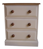 *3 Drawer Wide Wellington Chest