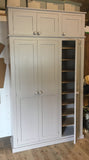 ^3 Door Hall, Utility Room, Toys, Cloak Room Coat & Shoe with Extra Top Box Storage Cupboard (40 cm deep)