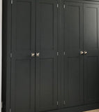 ^4 Door Hall Coat & Shoe or Toys Storage Cupboard with Hooks and Shelves (40 cm deep) OPTION 1