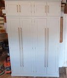 ^4 Door Hall Coat & Shoe or Toys Storage Cupboard, Hooks, Shelves and EXTRA TOP BOX Storage (40 cm deep) OPTION 1