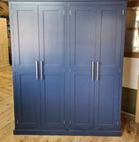 ^4 Door Larder, Utility Room, Kitchen Storage Cupboard with Spice Racks (50 cm deep)