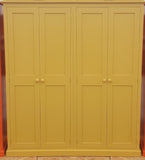 ^4 Door Hall Coat & Shoe or Toys Storage Cupboard with Hooks and Shelves (40 cm deep) OPTION 1