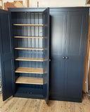 *NEW 4 Door WINE RACK Larder, Utility Room, Kitchen Storage Cupboard with or with-out Spice Racks (40 cm deep)