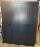 ^4 Door Hall/Larder Storage Cupboard for kitchen items, toys etc with Shelves WITH or WITH-OUT Top Box Storage (35 cm deep) OPTION 3