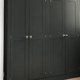 ^CONTEMPORARY Shaker Style 4 Door Hall Coat & Shoe Storage Cupboard with or with-out Extra Top Storage (35 cm deep) VARIOUS COLOUR CHOICES choices